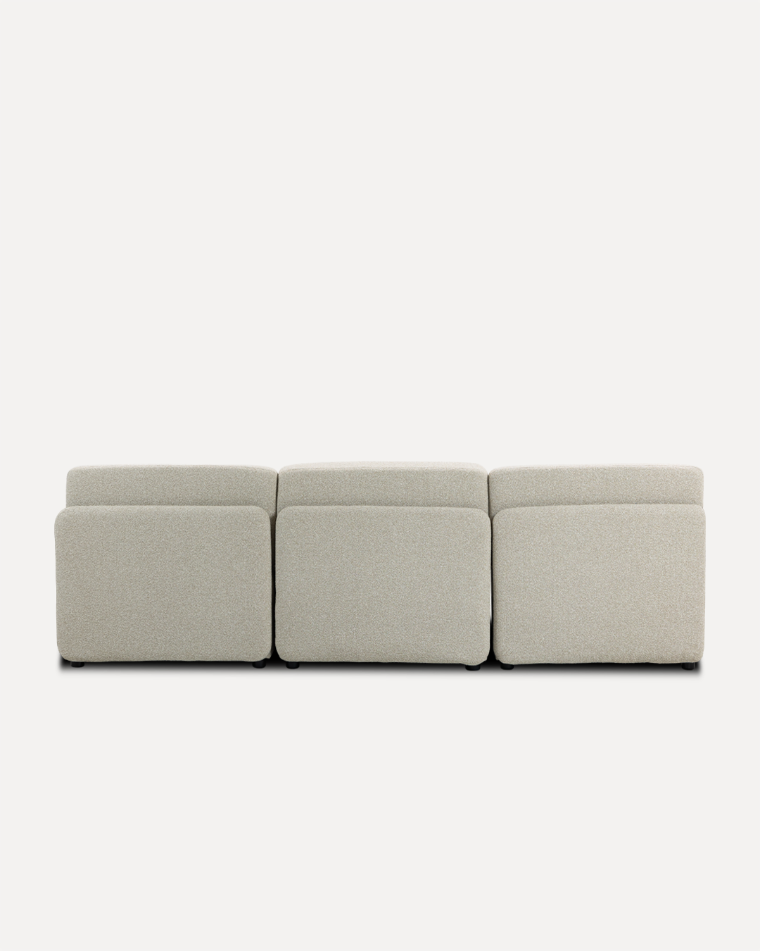Modular Sofa Mia Middle x3 - Beige (With Ottoman) - Image 5