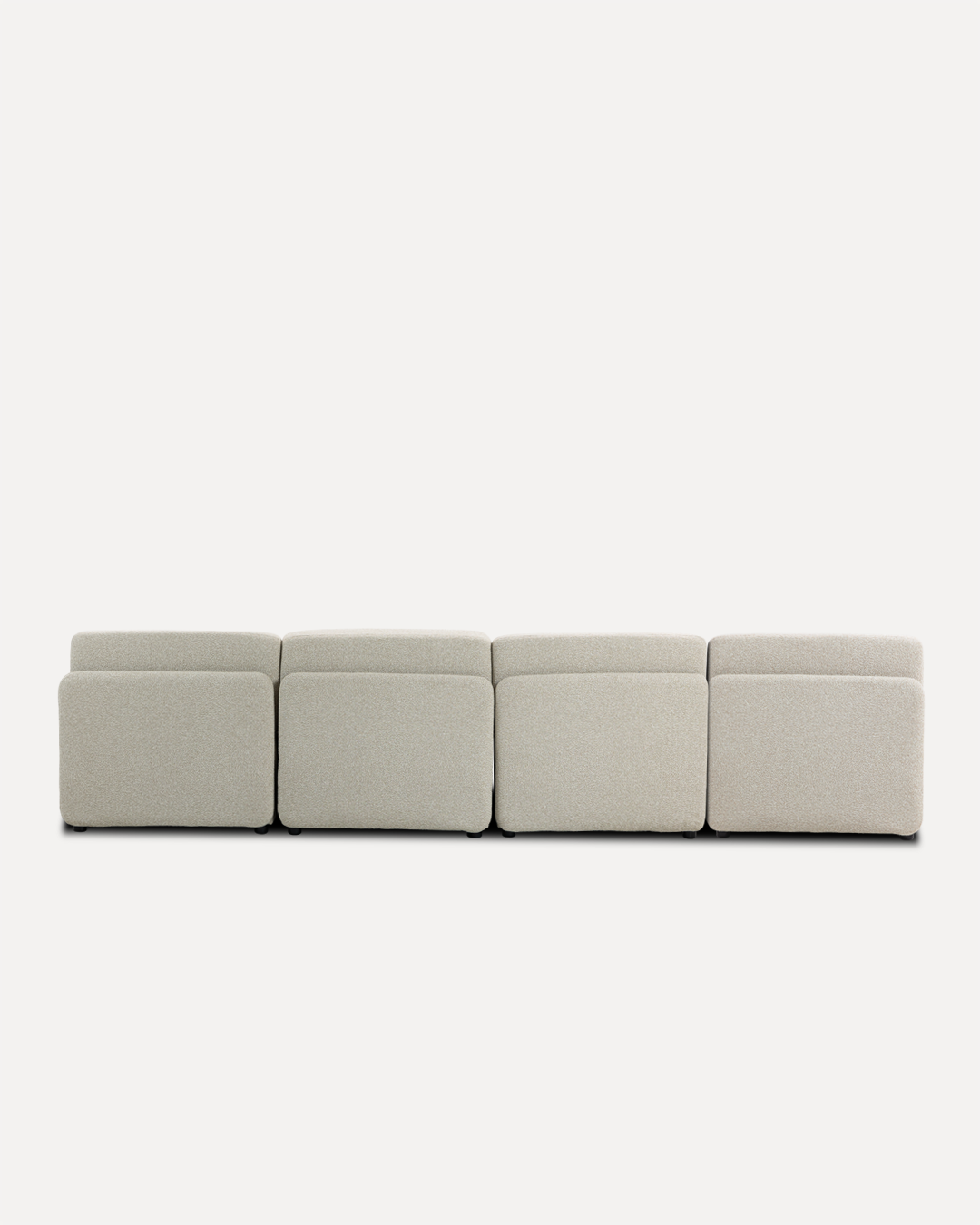 Modular Sofa Mia Middle x4 - Beige (With Ottoman) - Image 6