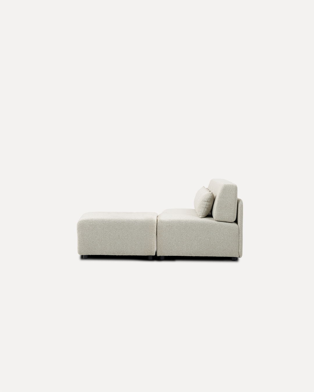 Modular Sofa Mia Middle x4 - Beige (With Ottoman) - Image 4