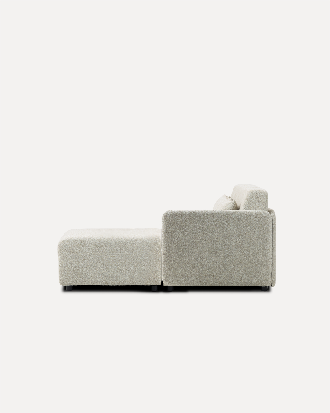 Modular Sofa Mia 3-Seater - Beige (With Ottoman) - Image 4