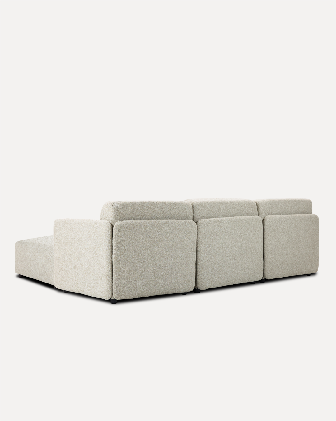 Modular Sofa Mia 3-Seater - Beige (With Ottoman) - Image 5