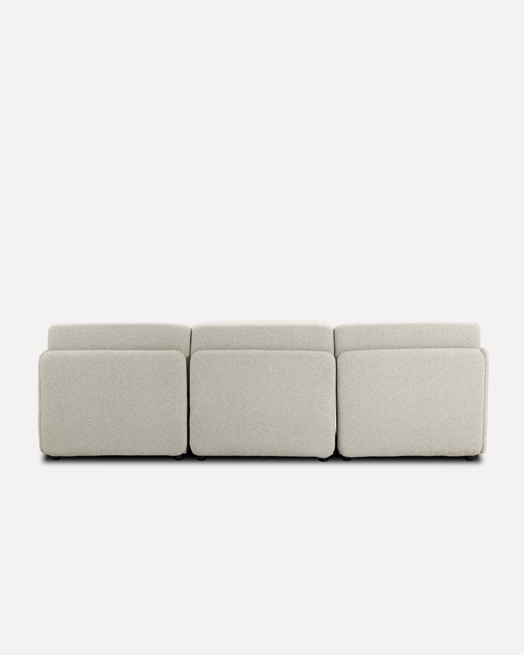 Modular Sofa Mia 3-Seater - Beige (With Ottoman) - Image 6