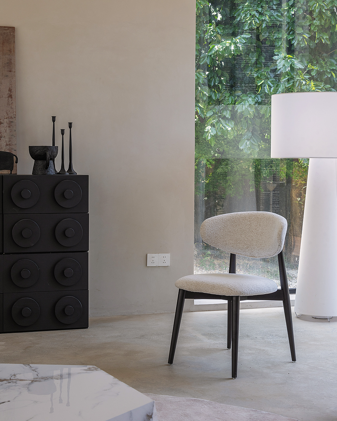 Wooden Chair Daisy - Black/ White (SET OF 2) - Image 11