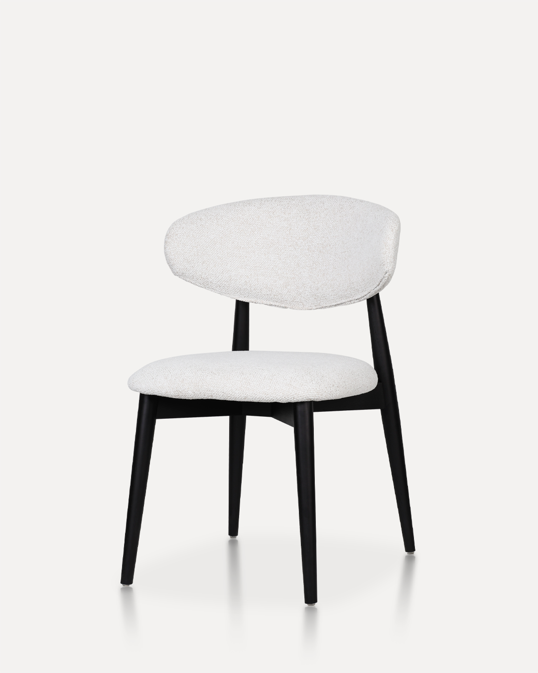 Wooden Chair Daisy - Black/ White (SET OF 2)