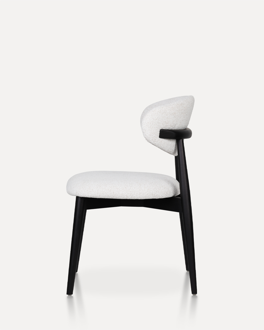 Wooden Chair Daisy - Black/ White (SET OF 2) - Image 4