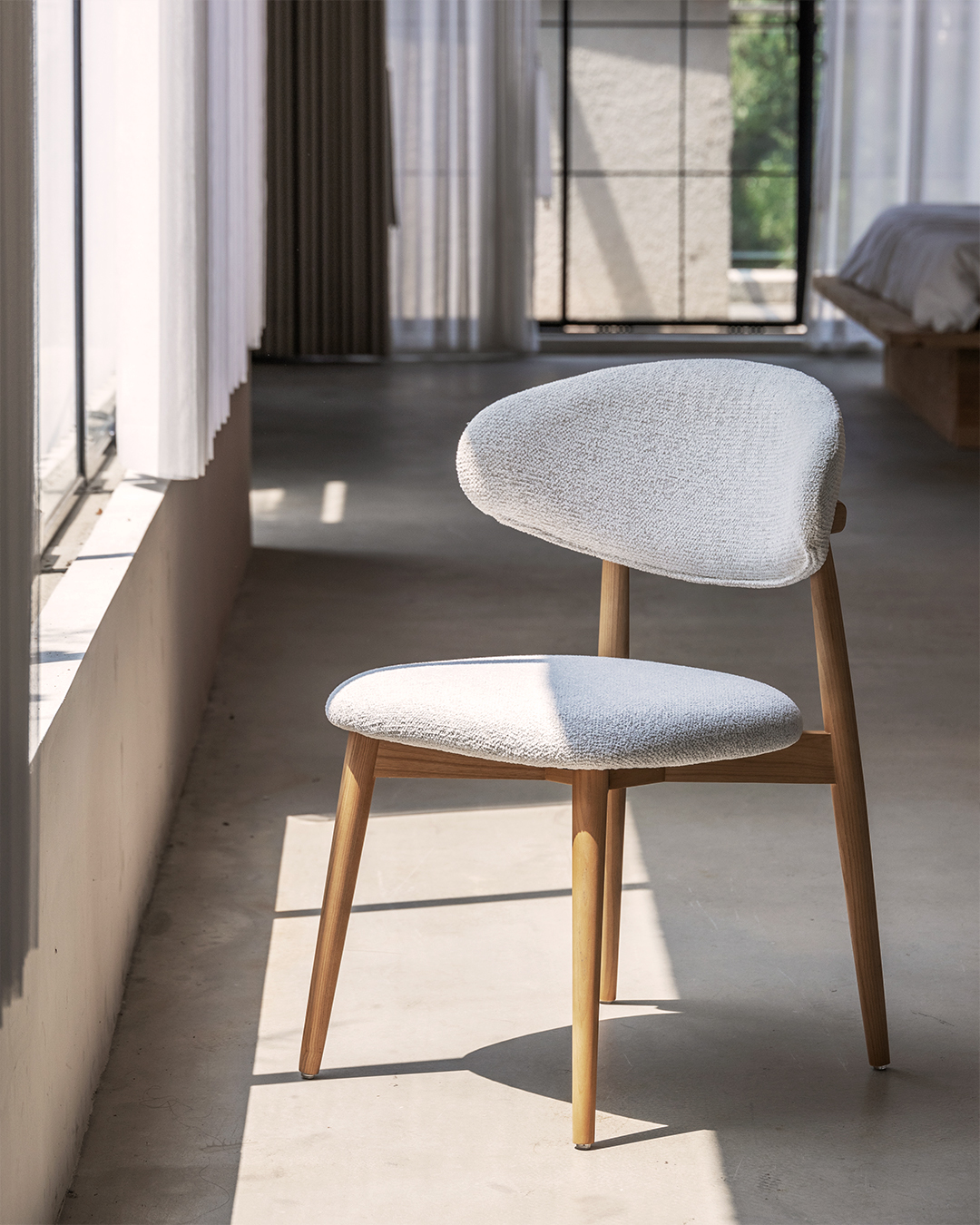 Wooden Chair Daisy - Natural / White (SET OF 2) - Image 10