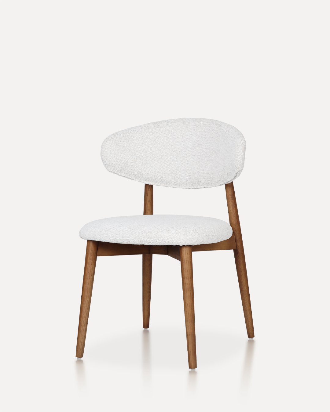 Wooden Chair Daisy - Walnut / White (SET OF 2)