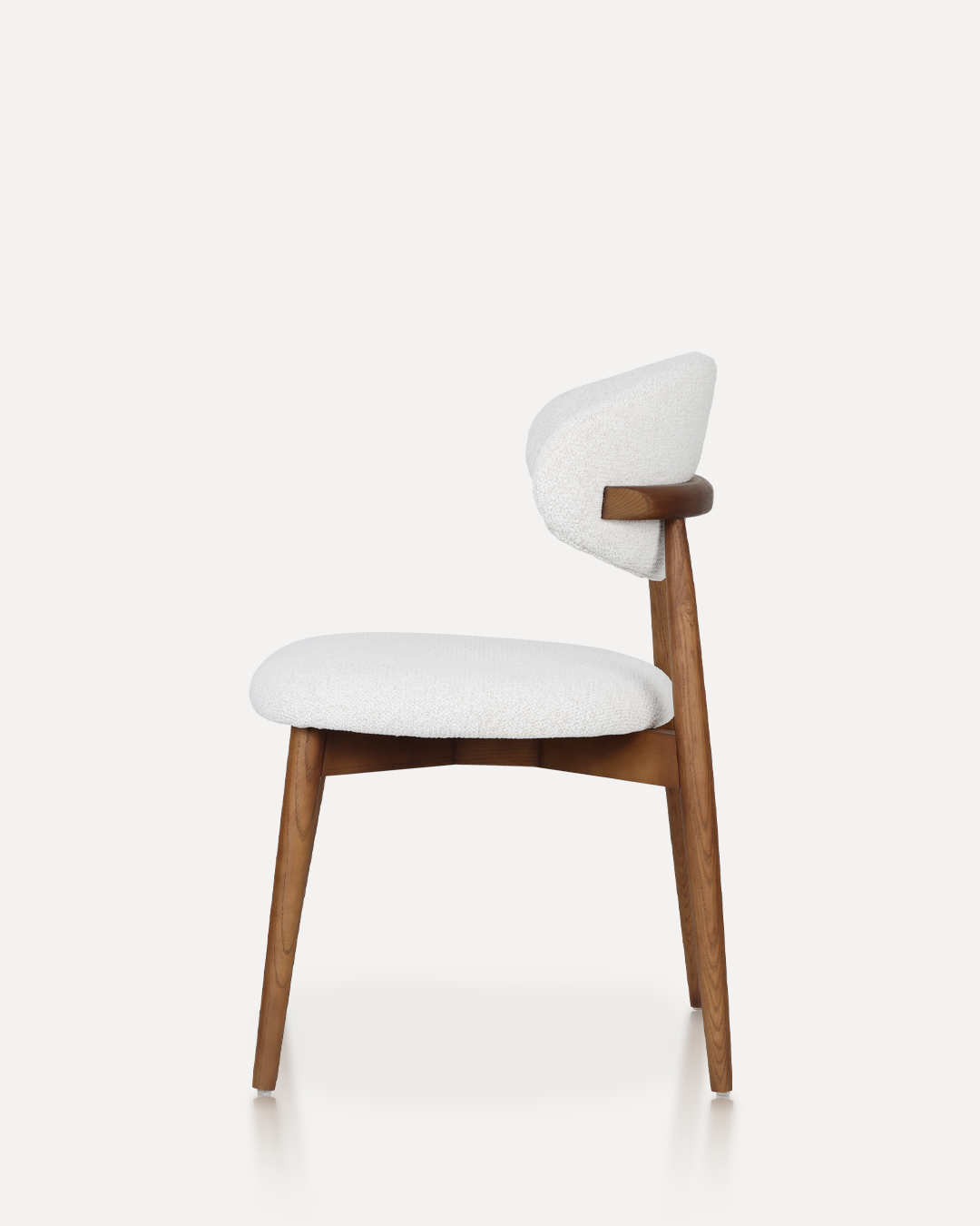 Wooden Chair Daisy - Walnut / White (SET OF 2) - Image 4