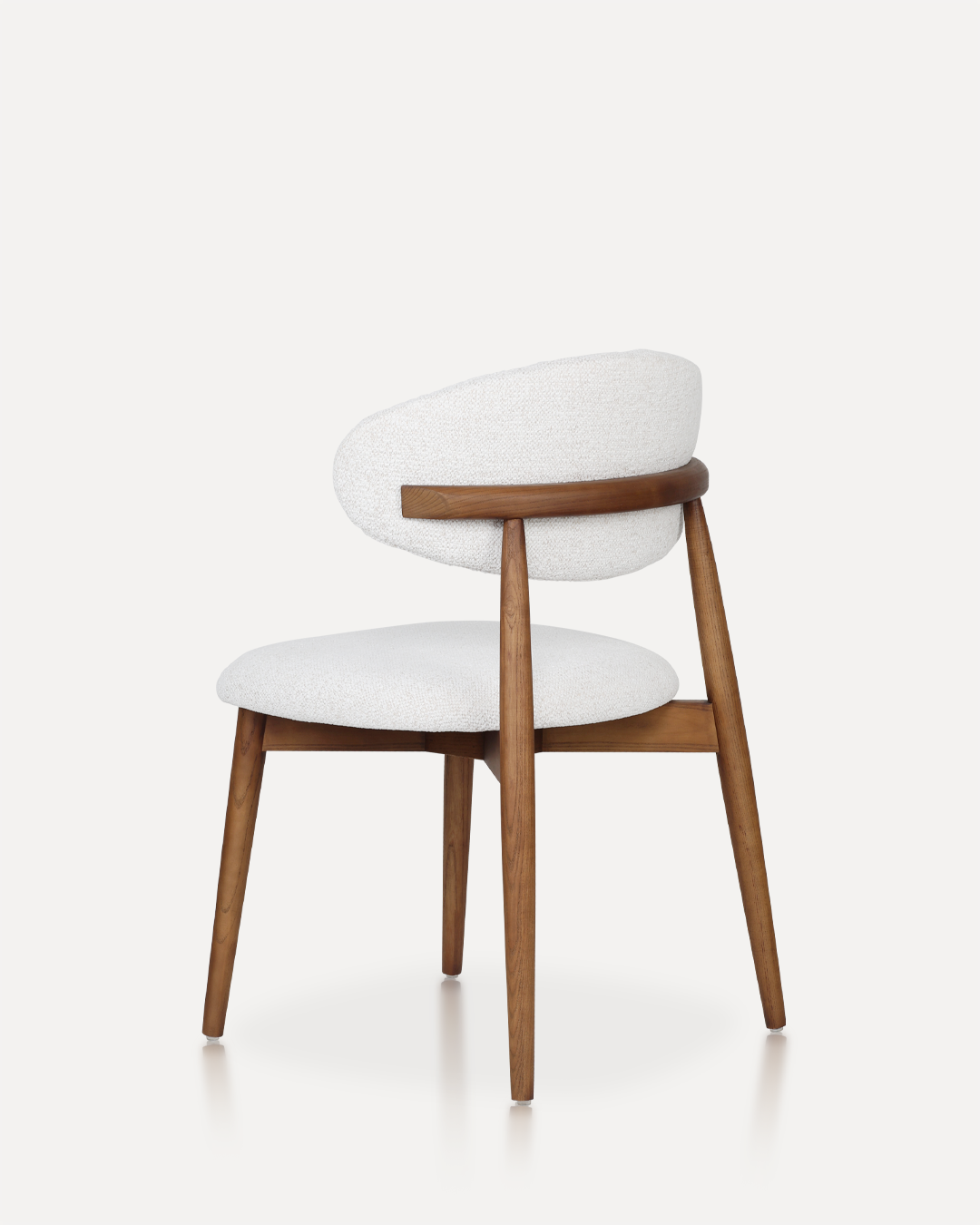 Wooden Chair Daisy - Walnut / White (SET OF 2) - Image 5