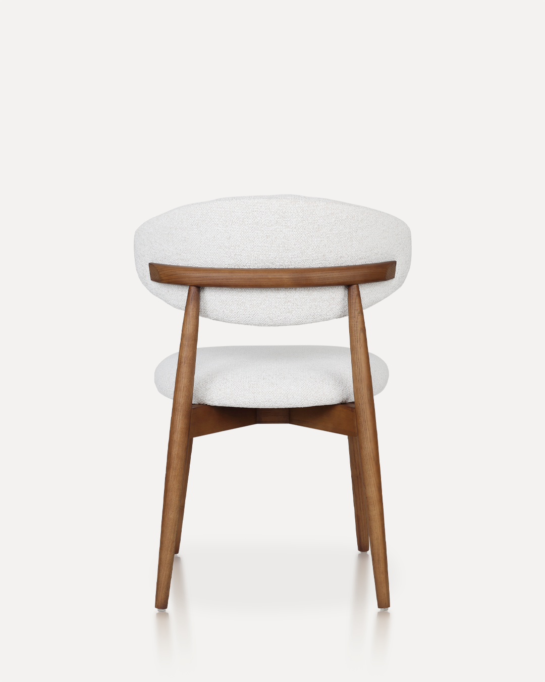 Wooden Chair Daisy - Walnut / White (SET OF 2) - Image 6