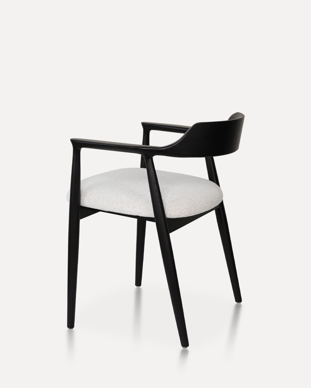 Wooden Chair Eden - Black / White - Image 5