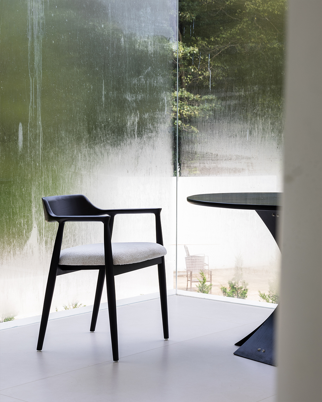 Wooden Chair Eden - Black / White - Image 10