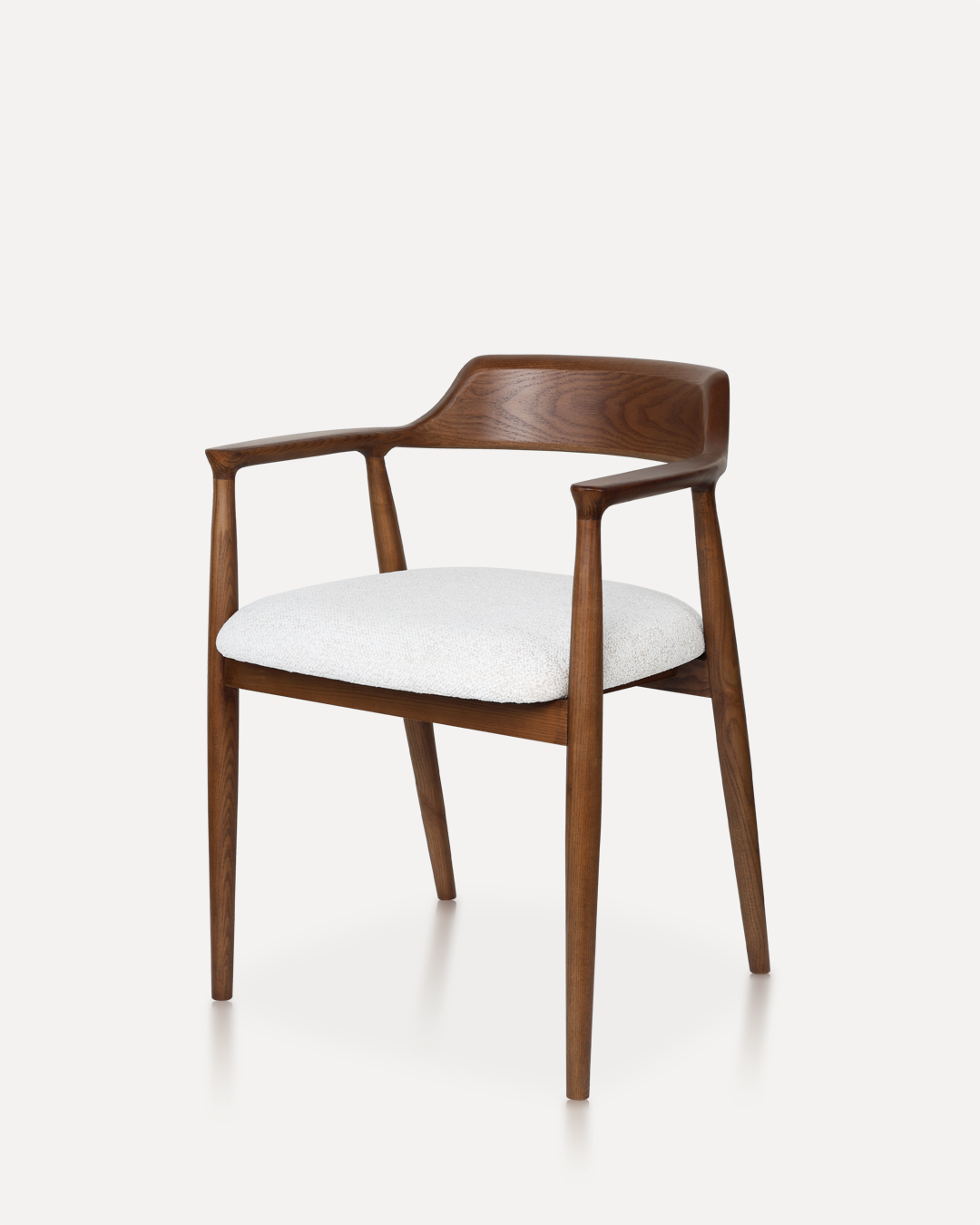 Wooden Chair Eden - Walnut / White