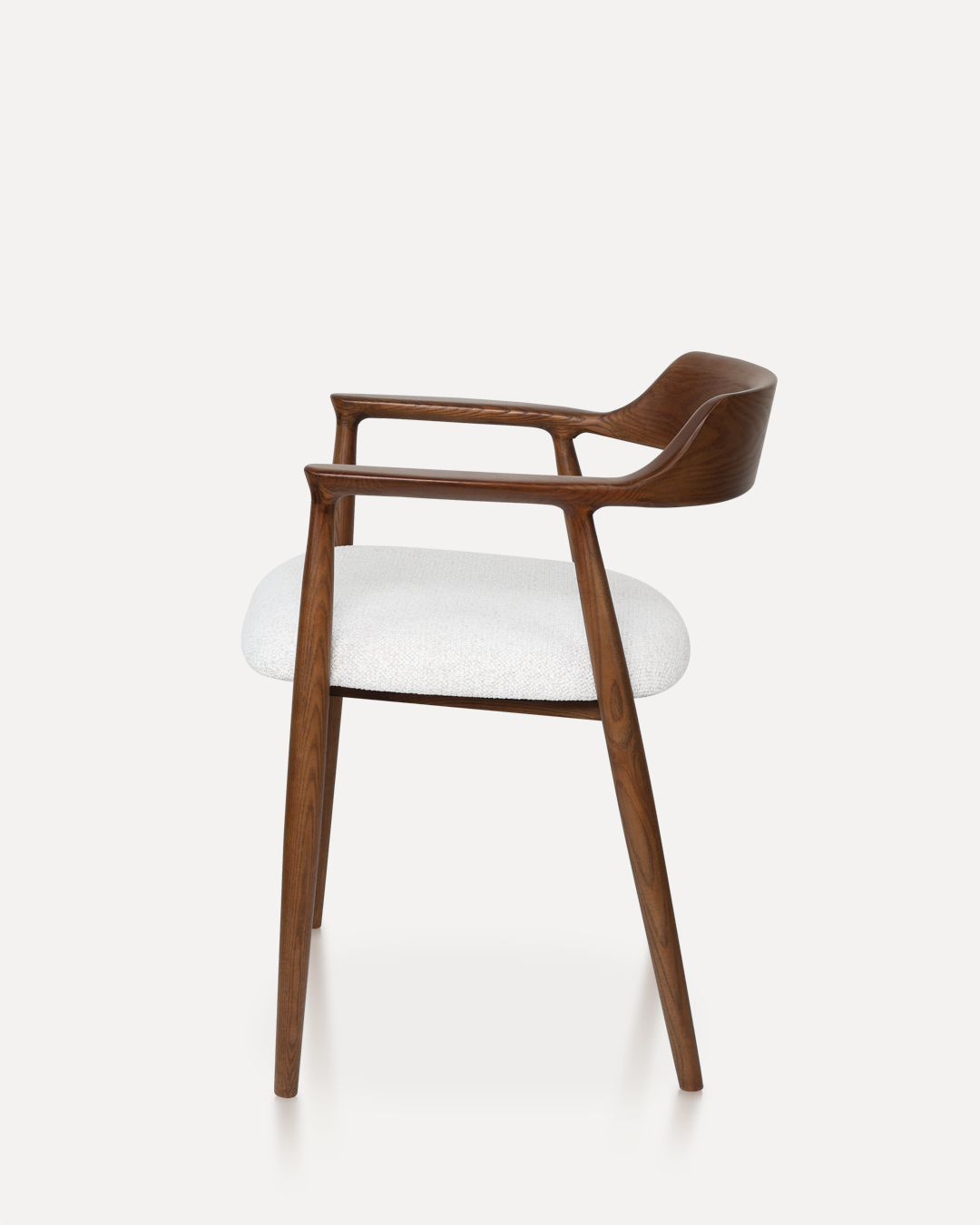 Wooden Chair Eden - Walnut / White - Image 4