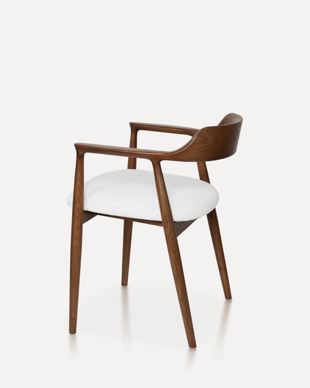 Wooden Chair Eden - Walnut / White - Image 5