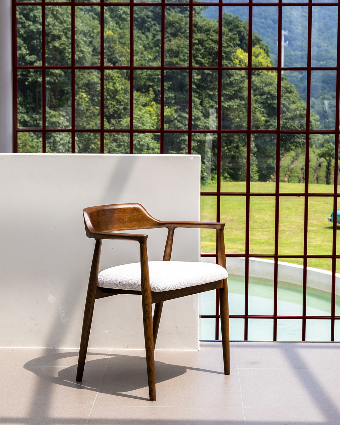 Wooden Chair Eden - Walnut / White - Image 11