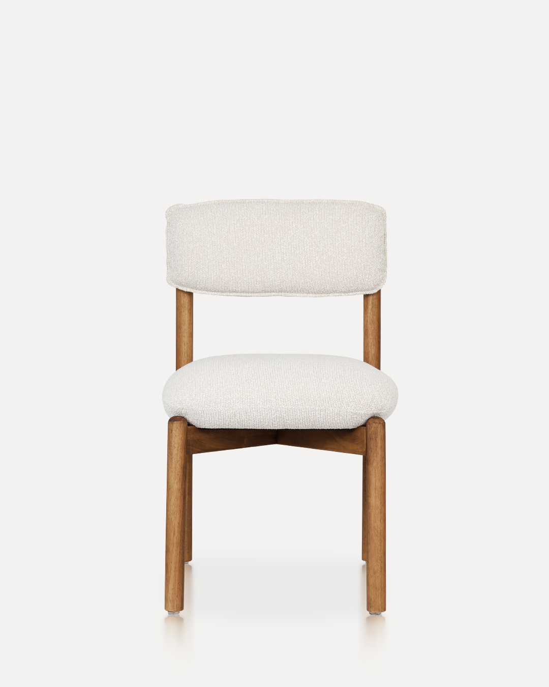 Wooden Chair Frank - Walnut / Beige - Image 3