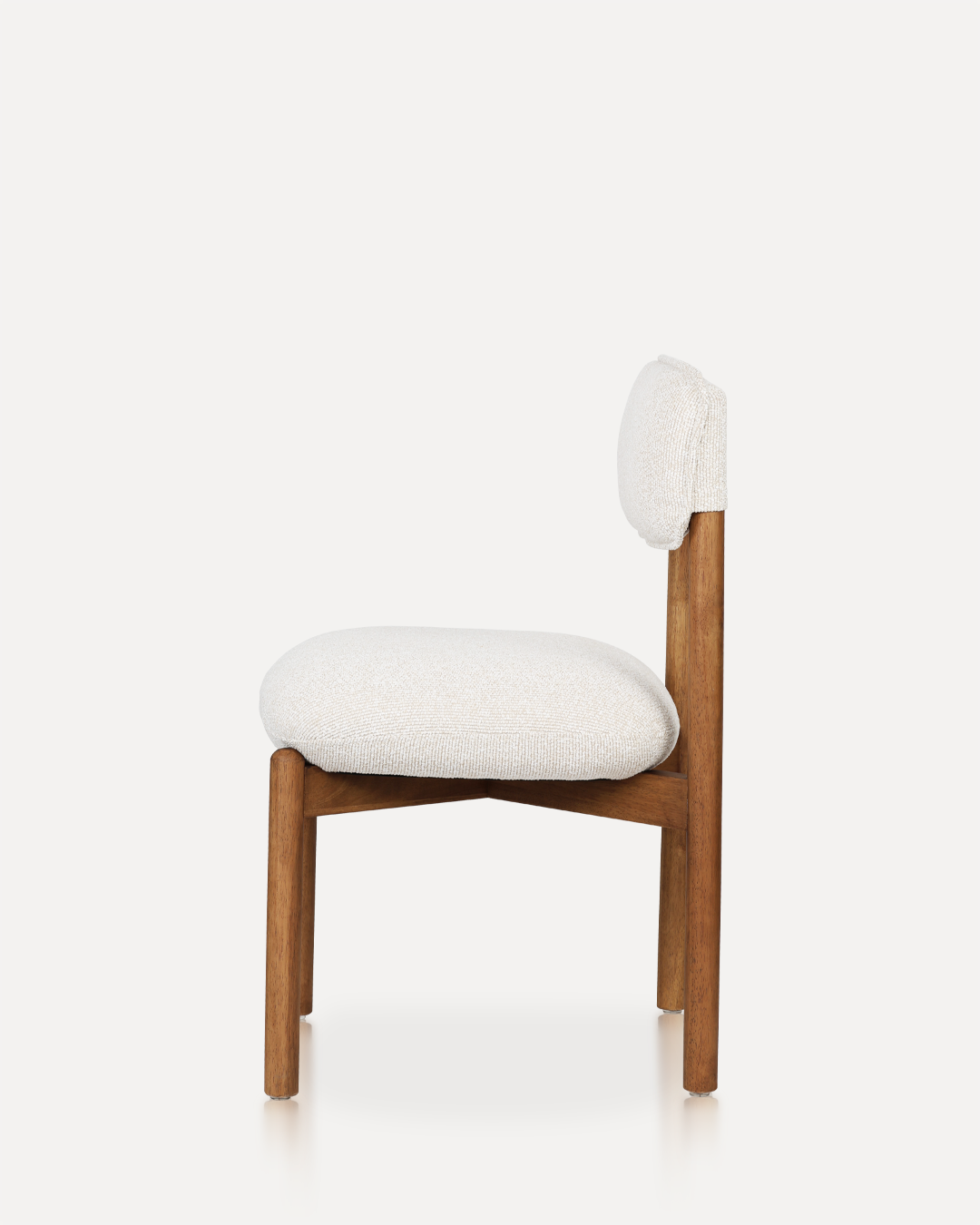 Wooden Chair Frank - Walnut / Beige - Image 4