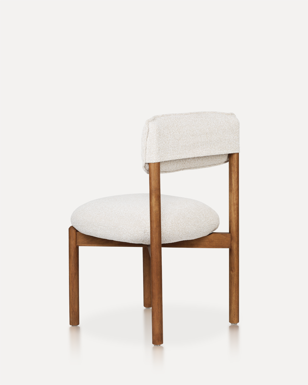 Wooden Chair Frank - Walnut / Beige - Image 5