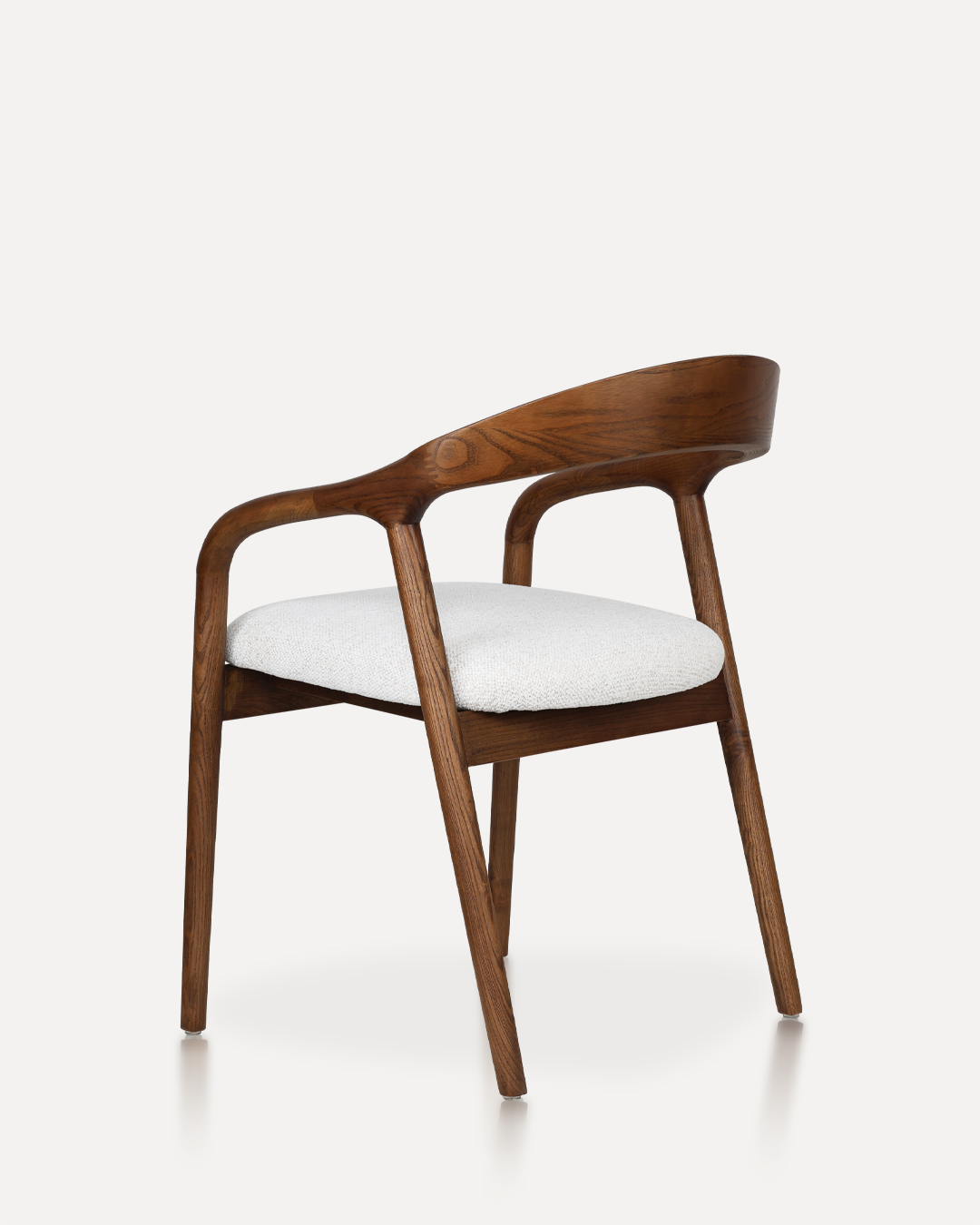 Wooden Chair Shane Arm - Walnut / White - Image 5