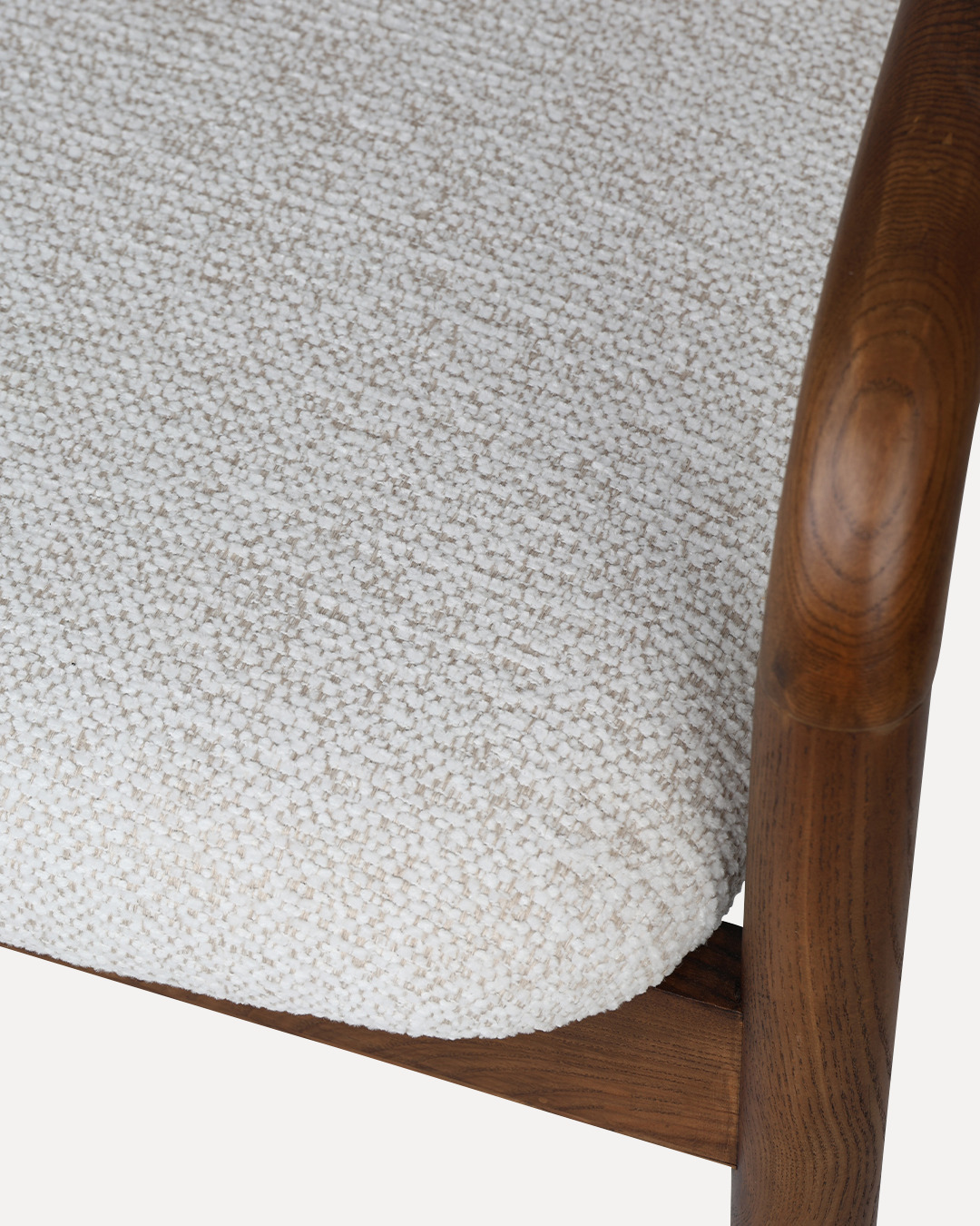 Wooden Chair Shane Arm - Walnut / White - Image 8